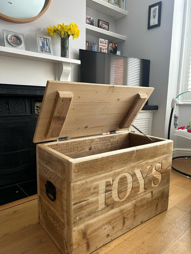 Rustic Toy Box Bespoke Handcrafted Storage by James James Bespoke Furniture Store